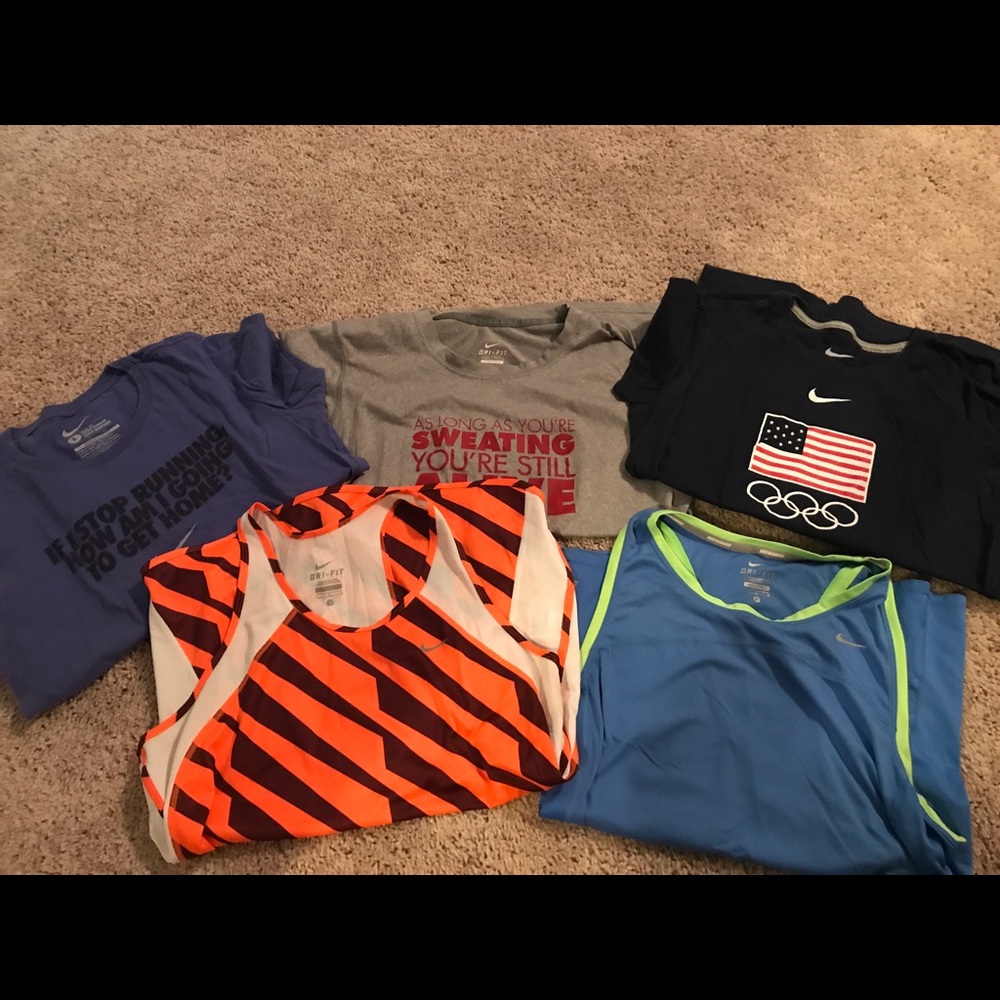 5 Nike training tops